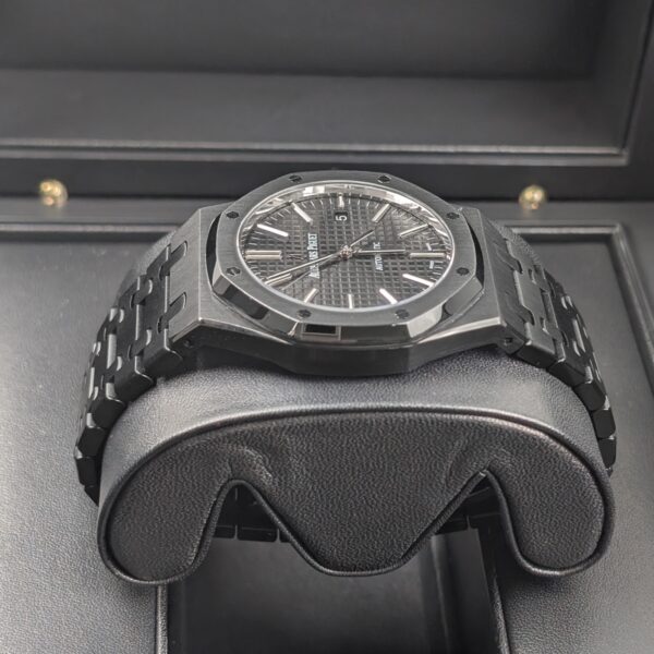 Audemars Piguet 15400ST Royal Oak 41mm Black Dial PVD Coated Watch - Image 4
