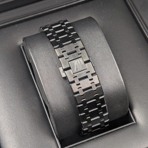 Audemars Piguet 15400ST Royal Oak 41mm Black Dial PVD Coated Watch - Image 5