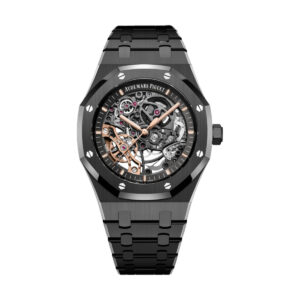 Audemars Piguet 15416CE.OO.1225CE.01 Royal Oak Skeleton Slate Dial Black Ceramic Bracelet
