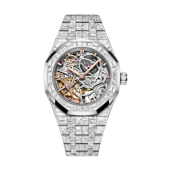 Audemars Piguet 15469BC.ZZ.1260BC.01 Royal Oak Skeleton Rhodium Dial White Gold Bracelet