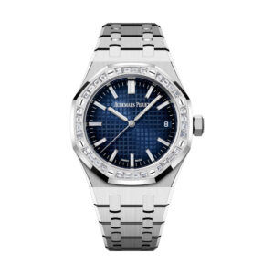 Audemars Piguet 15551BC.ZZ.1356BC.01 Royal Oak Blue Dial White Gold Bracelet