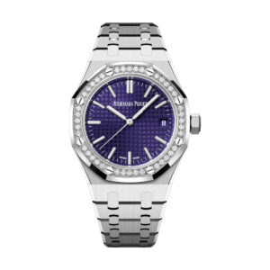 Audemars Piguet 15551BC.ZZ.1356BC.02 Royal Oak Purple Dial White Gold Bracelet