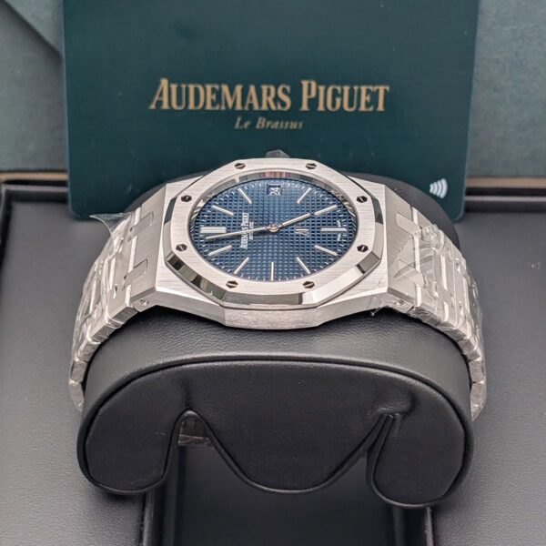 Audemars Piguet 16202ST.OO.1240ST.02 Royal Oak Blue Dial Stainless Steel Bracelet - Image 4