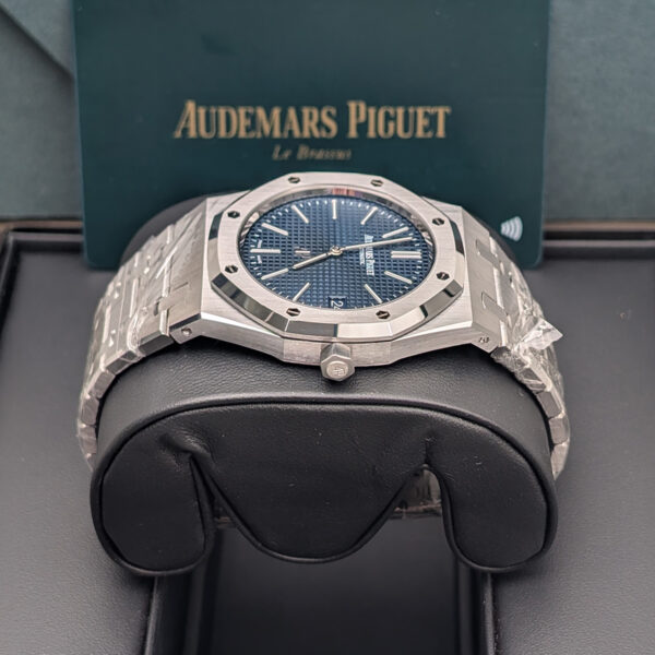 Audemars Piguet 16202ST.OO.1240ST.02 Royal Oak Blue Dial Stainless Steel Bracelet - Image 3