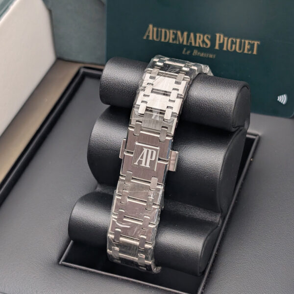 Audemars Piguet 16202ST.OO.1240ST.02 Royal Oak Blue Dial Stainless Steel Bracelet - Image 6