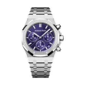 Audemars Piguet 26240BC.OO.1320BC.01 Royal Oak Purple Dial White Gold Bracelet Watch