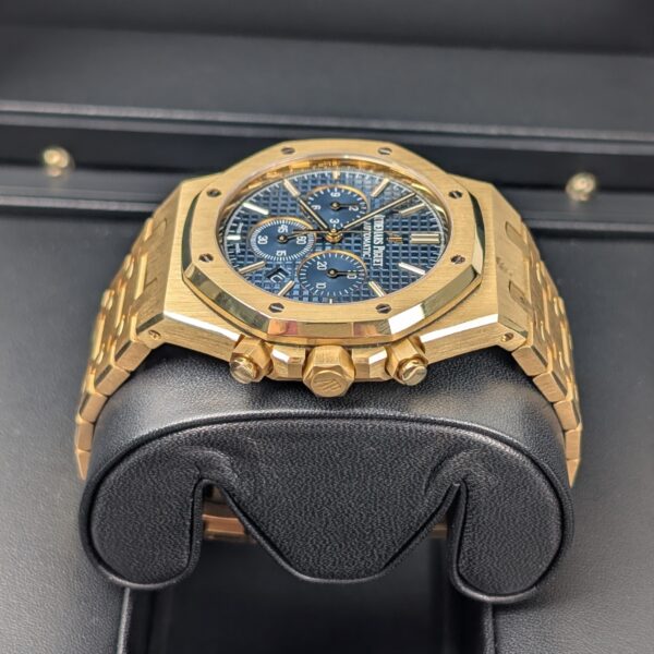 Audemars Piguet 26320BA.OO.1220BA.02 Royal Oak Chronograph 41mm Blue Dial - Image 3