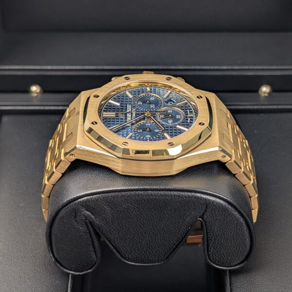 Audemars Piguet 26320BA.OO.1220BA.02 Royal Oak Chronograph 41mm Blue Dial - Image 4