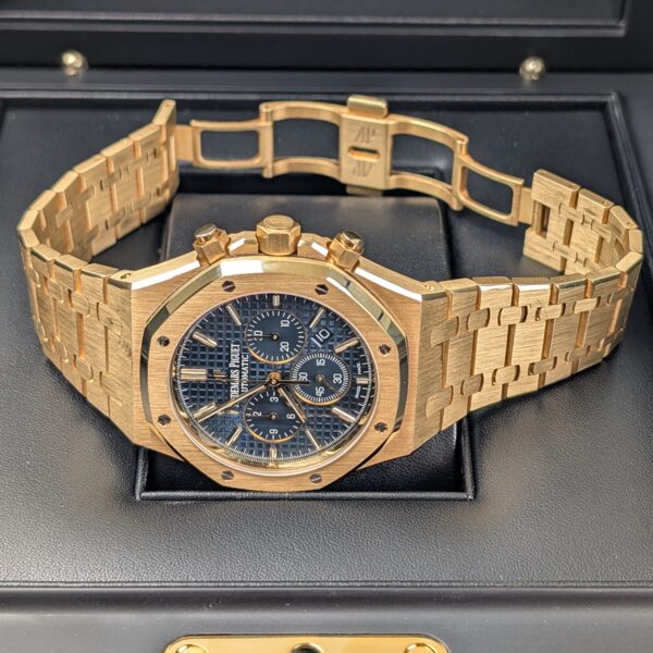 Audemars Piguet 26320BA.OO.1220BA.02 Royal Oak Chronograph 41mm Blue Dial - Image 5