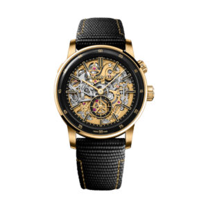 Audemars Piguet 26397QA.OO.D002KB.01 Code 11.59 Yellow Gold Dial Black Rubber Strap Watch