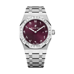 Audemars Piguet 67656BC.ZZ.1261BC.01 Royal Oak Burgundy Dial White Gold Bracelet