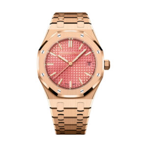 Audemars Piguet 77450OR.OO.1361OR.01 Royal Oak Pink Dial Pink Gold Bracelet