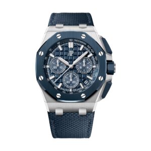 Audemars Piguet 26420SO.OO.A029VE.01 Royal Oak Offshore Blue Dial Leather Strap