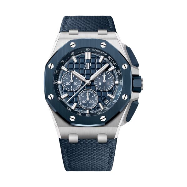 Audemars Piguet 26420SO.OO.A029VE.01 Royal Oak Offshore Blue Dial Leather Strap