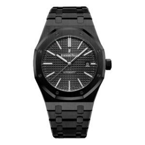 Audemars Piguet 15400ST Royal Oak 41mm Black Dial PVD Coated Watch