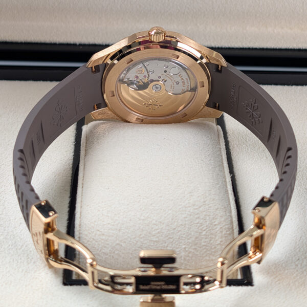 Patek Philippe Aquanaut 5268/200R-010 Rose Gold Diamond Bezel - Image 5
