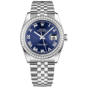 Rolex Datejust 36mm 116244-0071 Blue Dial Jubilee Bracelet