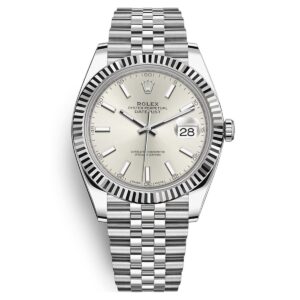 Rolex Datejust 126334-0004 Silver Index Jubilee 41mm Stainless Steel Watch