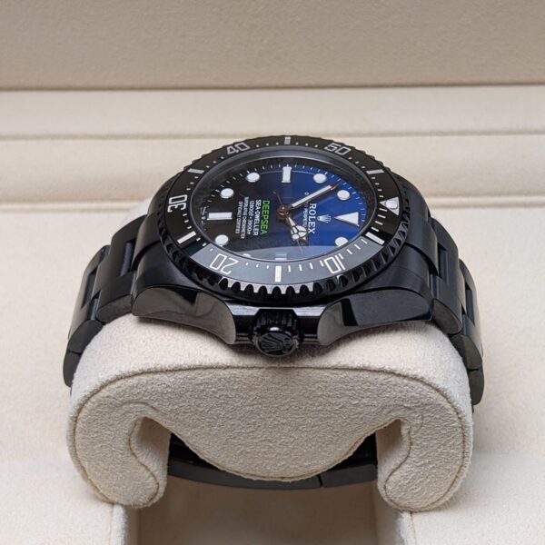 Rolex Deepsea D-Blue 126660 James Cameron Black PVD Oyster Bracelet Watch - Image 3