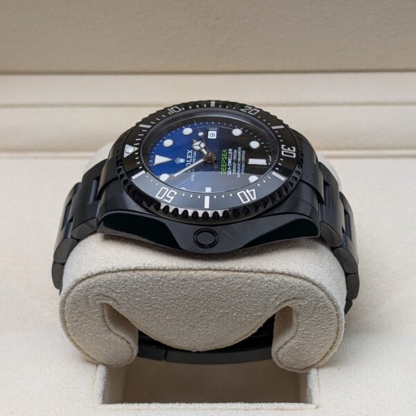Rolex Deepsea D-Blue 126660 James Cameron Black PVD Oyster Bracelet Watch - Image 4