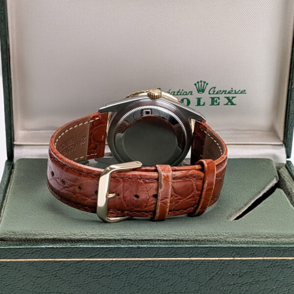 Rolex 16263 Datejust 36mm Turn-O-Graph Champagne Tapestry Dial - Image 4