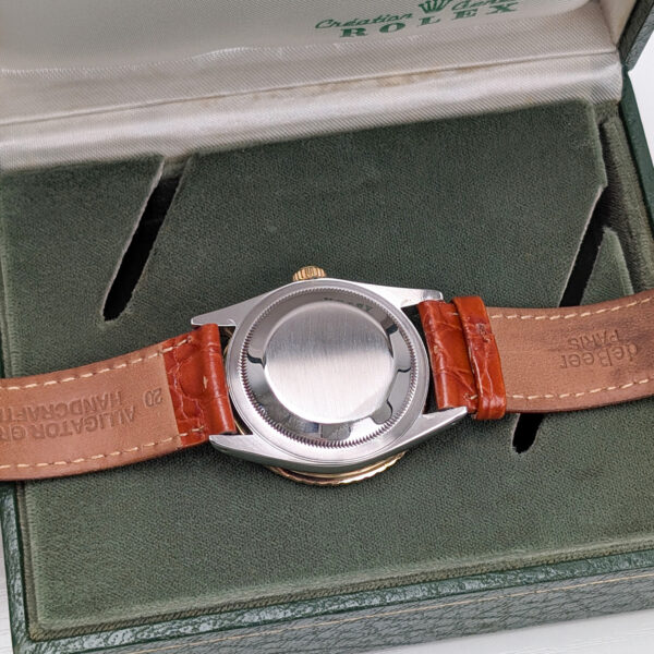 Rolex 16263 Datejust 36mm Turn-O-Graph Champagne Tapestry Dial - Image 5