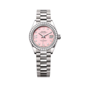 Rolex Lady-Datejust 279139RBR-0002 Pink Diamond-Set Dial White Gold Bracelet