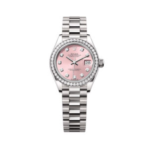 Rolex Lady-Datejust 279139RBR-0005 Pink Diamond-Set Dial White Gold Bracelet