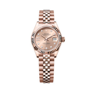 Rolex Lady-Datejust 279175-0030 Rosé Diamond-Set Dial Jubilee Everose Gold