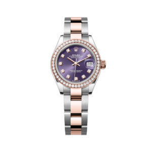 Rolex Lady-Datejust 279381RBR-0016 Aubergine Diamond Dial Oyster Bracelet
