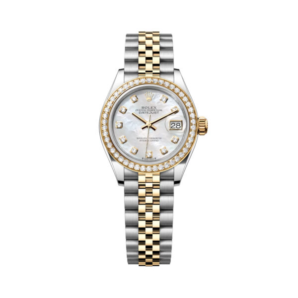 Rolex Lady-Datejust 279383RBR-0019 Mother-of-Pearl Diamond Dial Yellow Rolesor Jubilee Bracelet