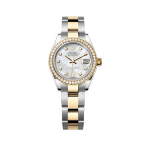 Rolex Lady-Datejust 279383RBR-0020 Mother-of-Pearl Dial Yellow Rolesor Oyster Bracelet