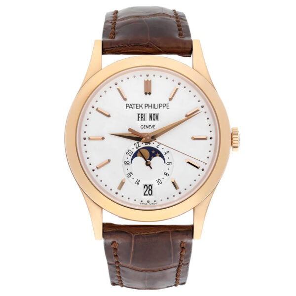 Patek Philippe Annual Calendar 5396R-011 Rose Gold Silver Dial