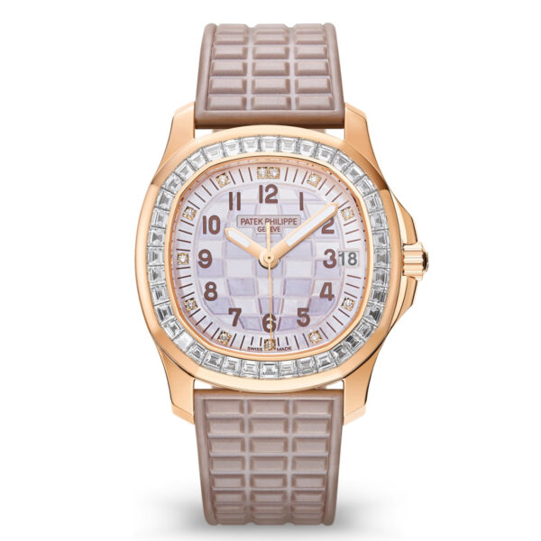 Patek Philippe Aquanaut 5072R Rose Gold Mother-of-Pearl Diamond Watch