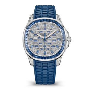 Patek Philippe Aquanaut 5268/461G-001 White Gold Diamond Sapphire Watch