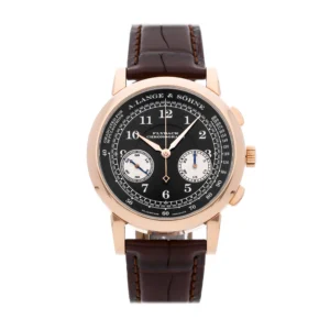 A. Lange & Söhne 1815 Chronograph 401.031 39.5MM Rose Gold Black Dial