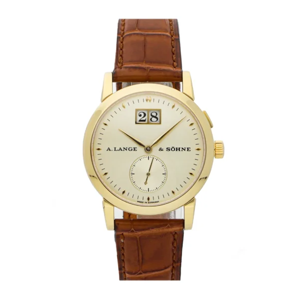 A. Lange & Söhne Saxonia 102.001 33MM Yellow Gold Silver Dial
