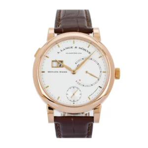 A. Lange & Söhne Saxonia 130.032F 45.9MM Rose Gold Silver Dial