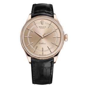 Rolex Cellini 50505 39MM Rose Gold Pink Dial Watch