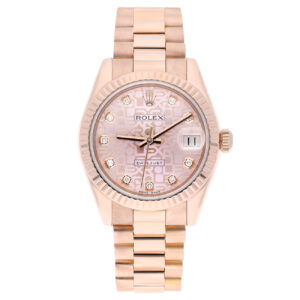Rolex Datejust 178275F 31MM 2013 Pink Diamond Dial Rose Gold