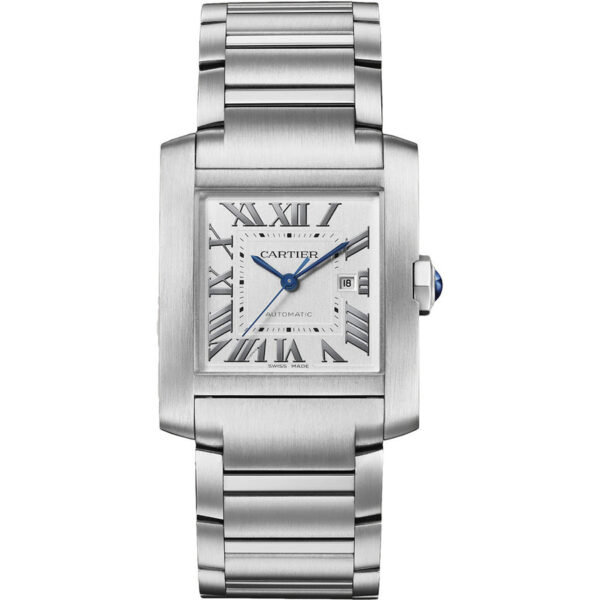 Cartier Tank Française WSTA0067 36MM Silver Steel Watch