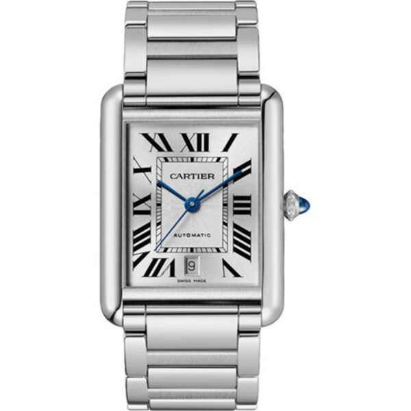 Cartier Tank Must WSTA0053 31MM Silver Dial Steel Watch