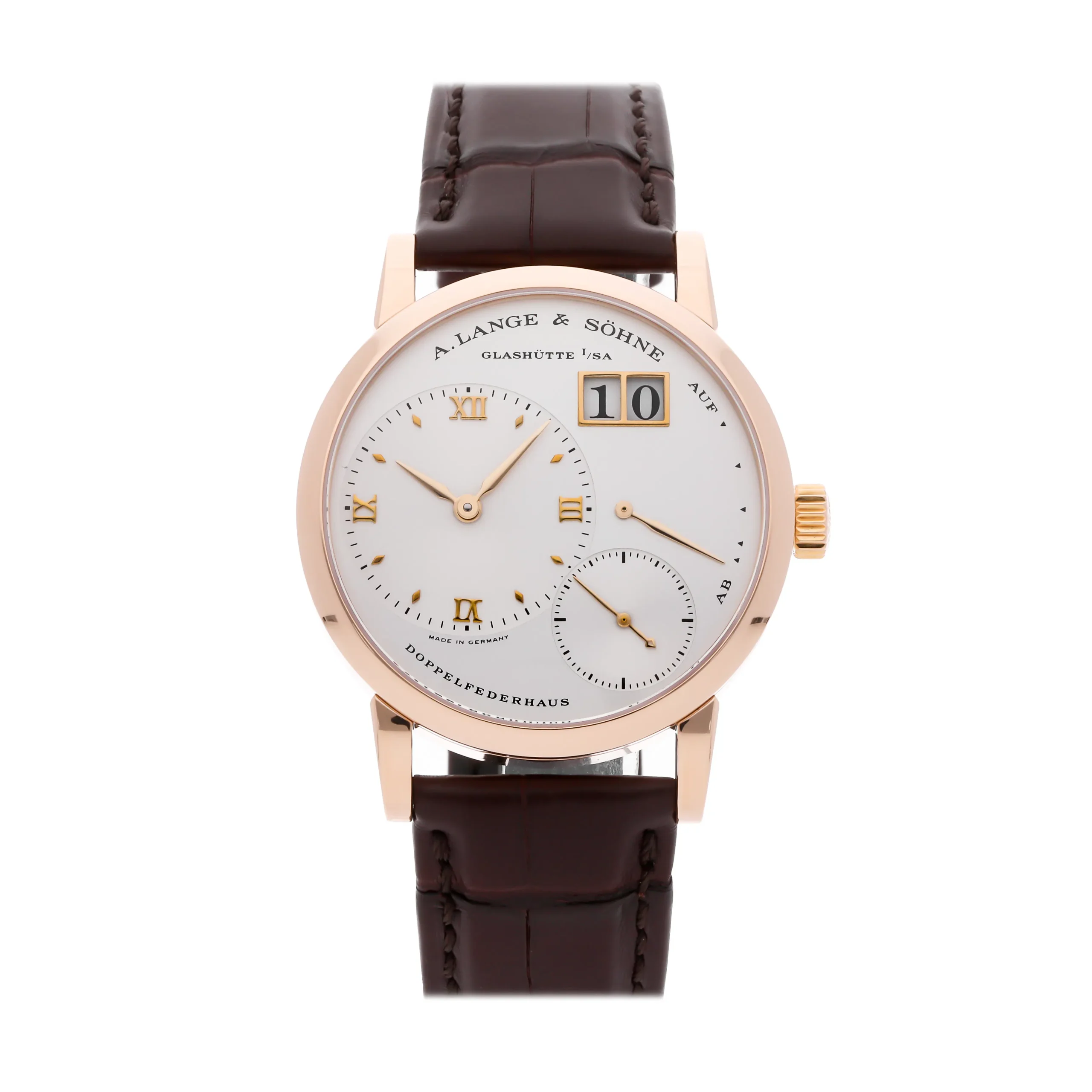 A. Lange & Söhne Lange 1 111.032 36MM Rose Gold Silver Dial