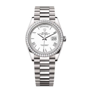 Rolex Day-Date 128349rbr-0043 White Dial & White Gold